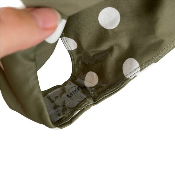 NWT Mikoh Jenni Kayne Portugal 2 Polka Dot One Piece Swimsuit Green White S - Picture 4 of 5